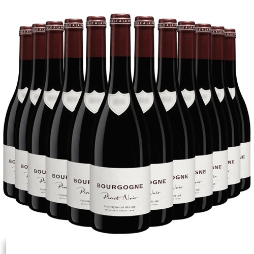 Case of 12 Vignerons de Bel Air Bourgogne Pinot Noir 75cl Red Wine
